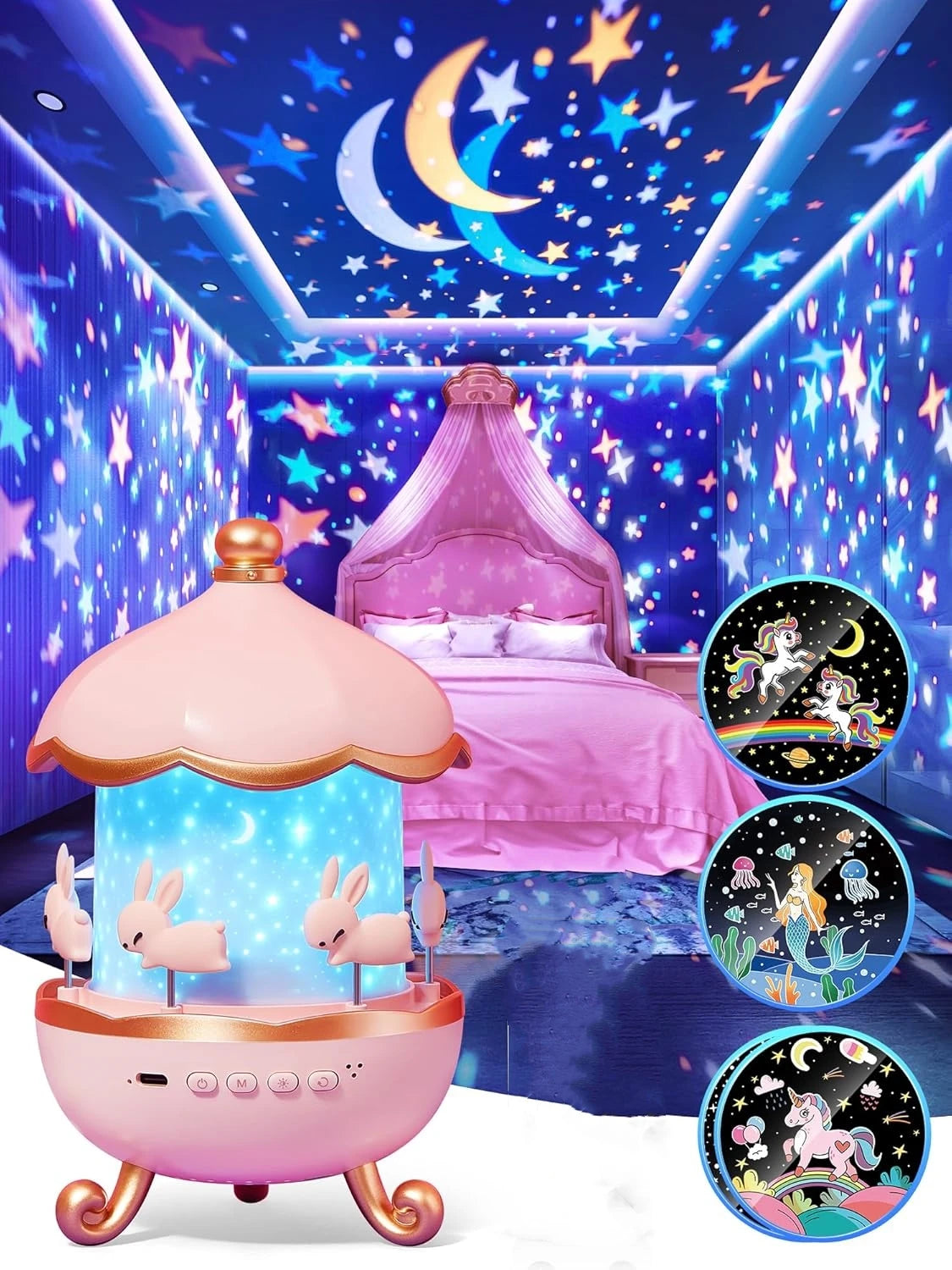 DreamTwirl™ - Projector Night Light